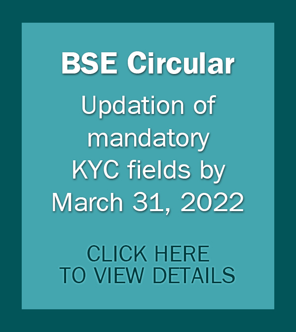 Updation of mandatory KYC fields by March 31, 2022